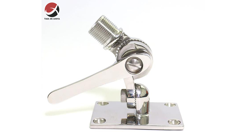 不鏽鋼(gāng)316船用五金(jīn)配件-底座(zuo)調節式天(tiān)線座