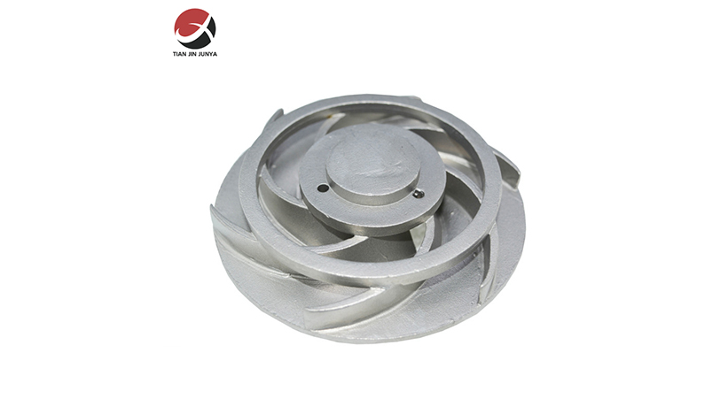 不鏽鋼鑄造來(lai)圖定制泵配件葉(ye)輪