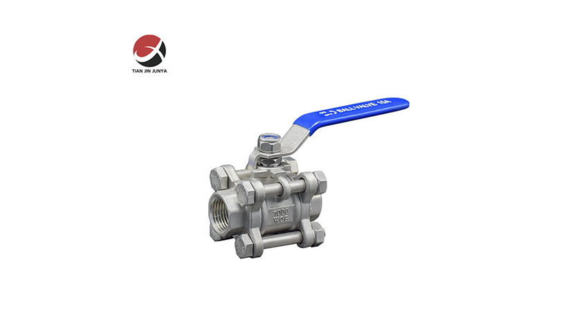 不鏽鋼(gang)三片式(shi)内螺紋(wen)球閥